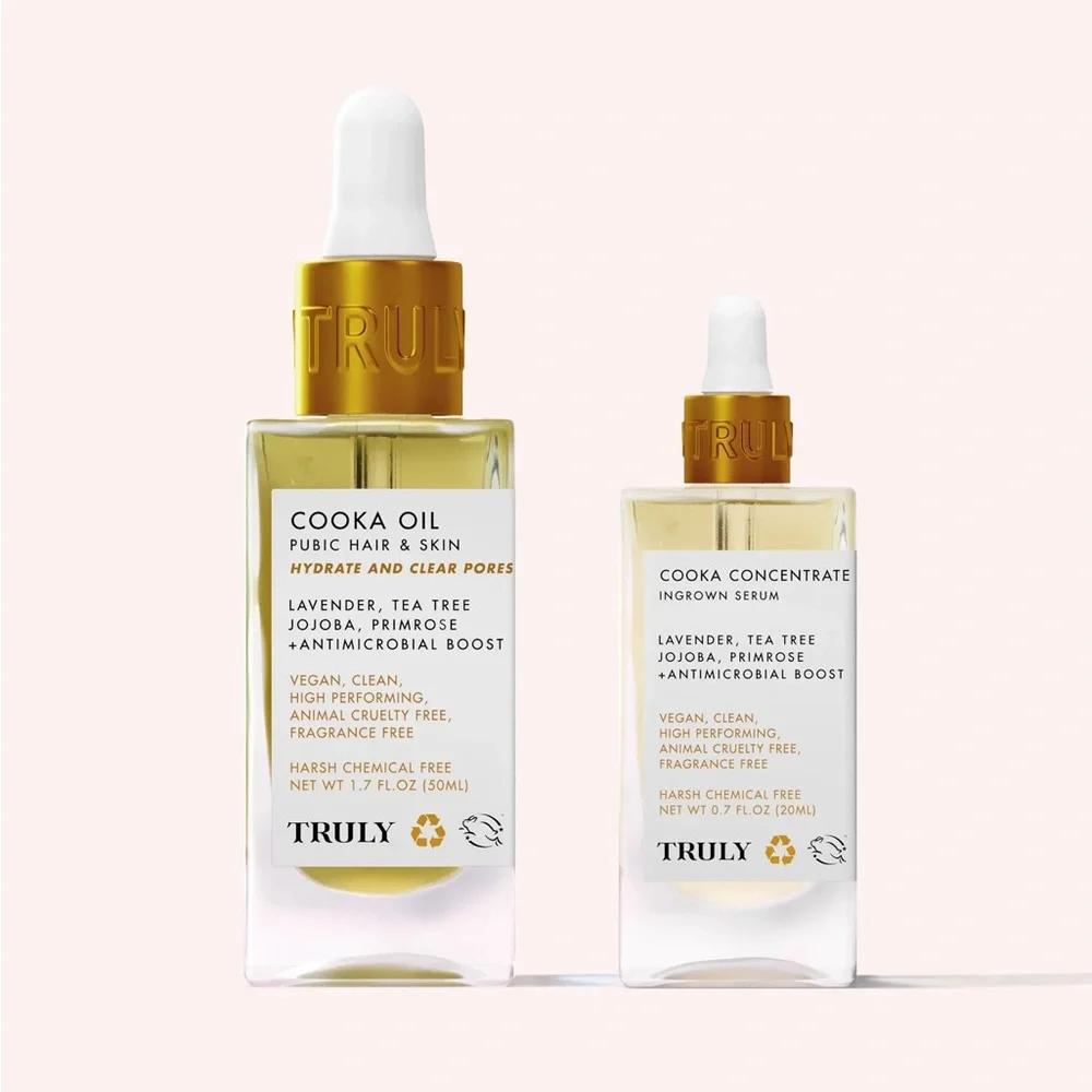 TRULY - NWT - Cooka Bikini Line Collection - Cooka Oil+Ingrown Concentrate - T3 - Picture 1 of 12